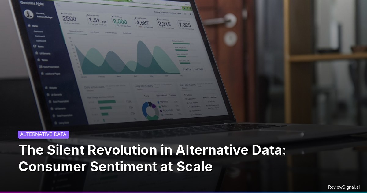 The Silent Revolution in Alternative Data: Consumer Sentiment at Scale