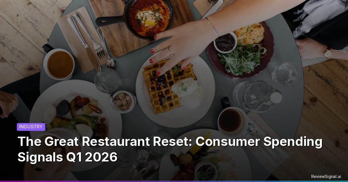 The Great Restaurant Reset: Consumer Spending Signals Q1 2026