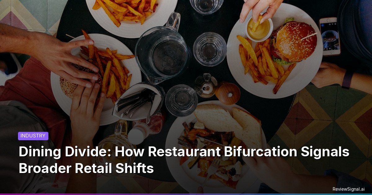 Dining Divide: How Restaurant Bifurcation Signals Broader Retail Shifts