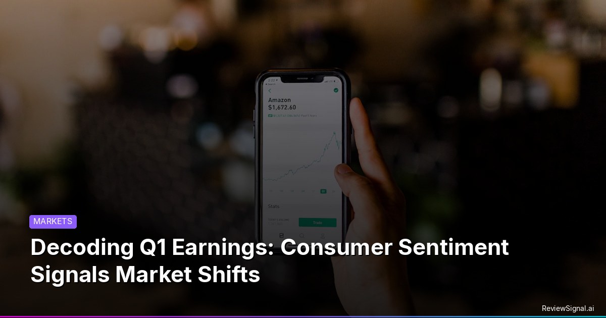 Decoding Q1 Earnings: Consumer Sentiment Signals Market Shifts