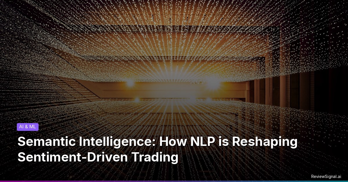 Semantic Intelligence: How NLP is Reshaping Sentiment-Driven Trading
